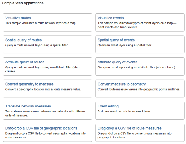 REST API sample web applications REST API sample web applications