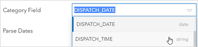 Field type for date data Field type for date data